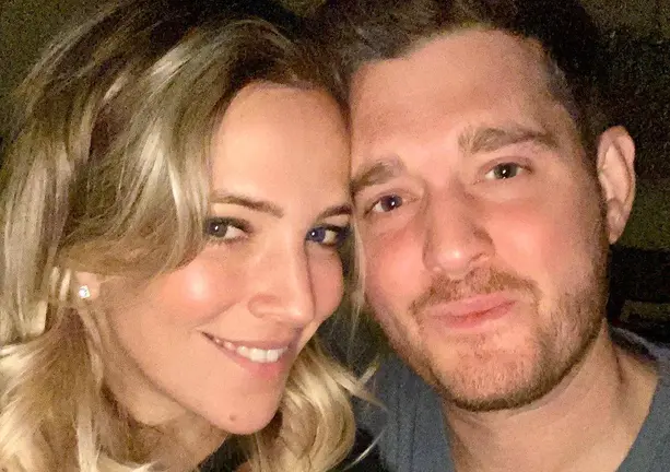 Michael Bubl&eacute; y Luisana Lopilato